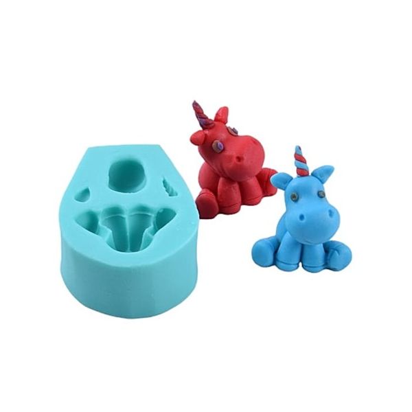 Silicone mold Unicorn 3D