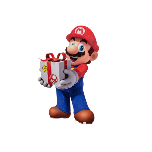 Super Mario z prezentem