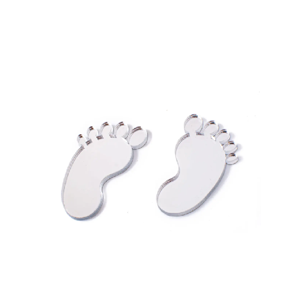 Legs - silver mirror acrylic