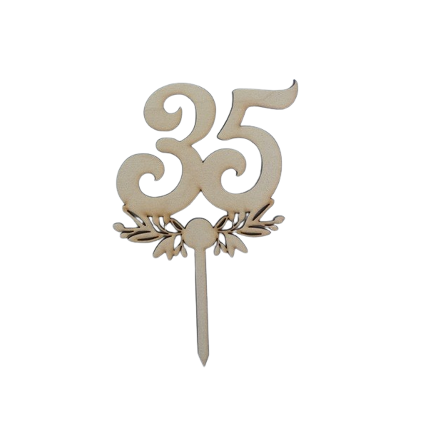 Groove number 35 with wood decoration