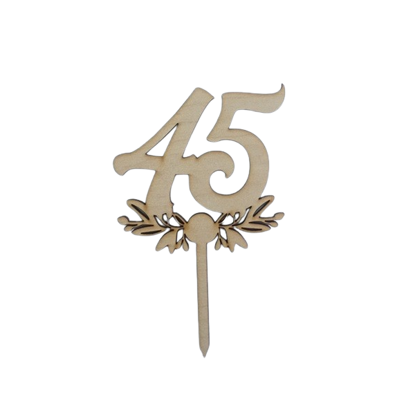 Groove number 45 with wood decoration