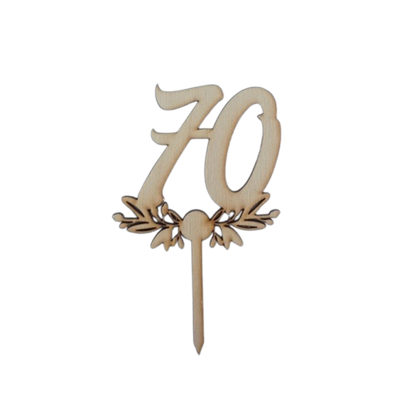 Groove number 70 with wood decoration