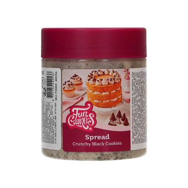 Crunchy black  cookies - krém s chrumkavými sušienkami 250g