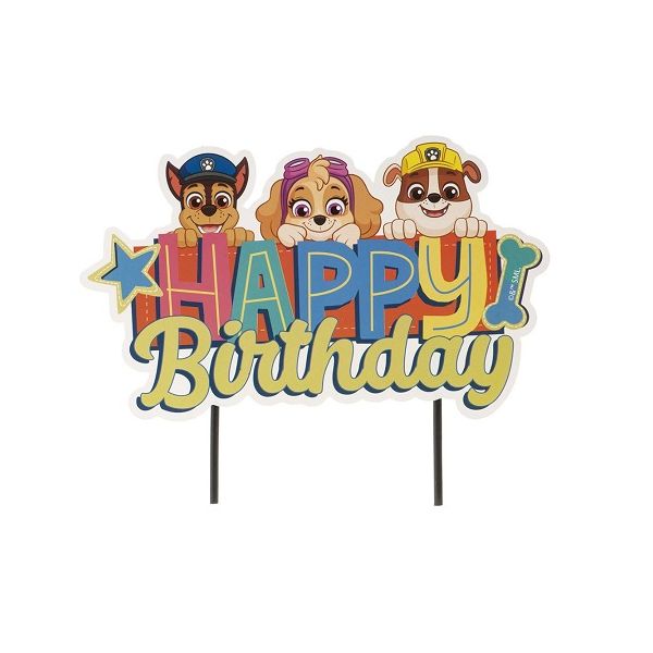 Zápich - Happy Birthday Paw Patrol - Chase, Skye, Ruble