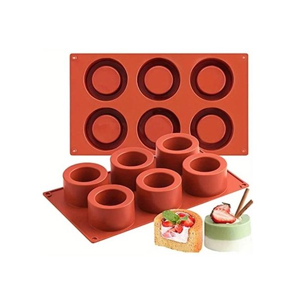 Forma silikón cylinder 6 ks