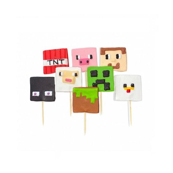 Minecraft 3D candy set