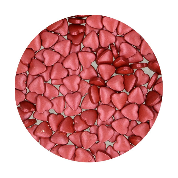 Posyp Sprinkles srdiečka červené 80g