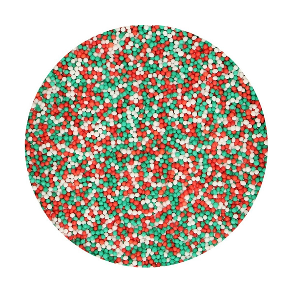Posyp mak Christmas - bielo-zeleno-červený 80g