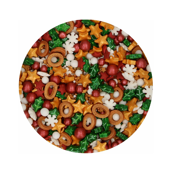 Posyp 3D Sprinkle Medley Mistletoe Kisses 70g