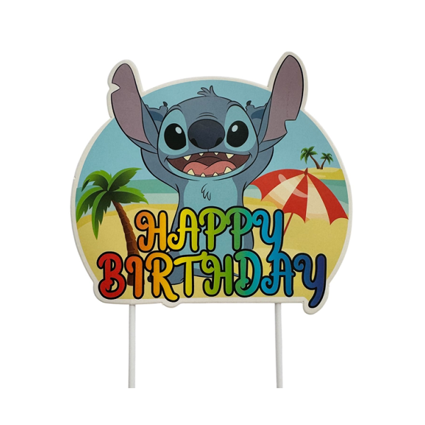Zápich Happy birthday Stich