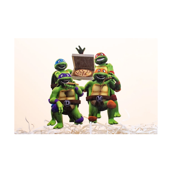 Zápich Ninja korytnačky drevo