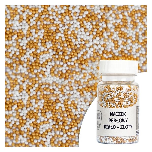 Weißgoldene Mohnsamenstreusel 50 g