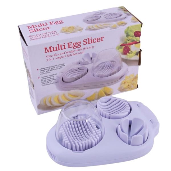 Krájač na vajíčky multifunkčný 3 v 1