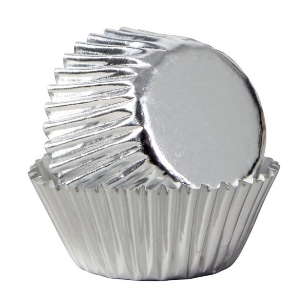 Silver paper cups 5/7 cm 20 pcs