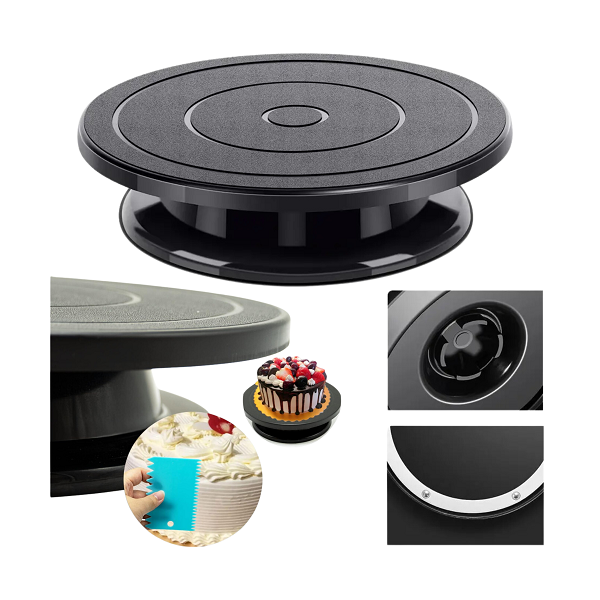 Rotating stand black diameter 28 cm