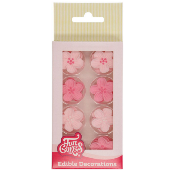 Rózsaszín virágok mix 24 db