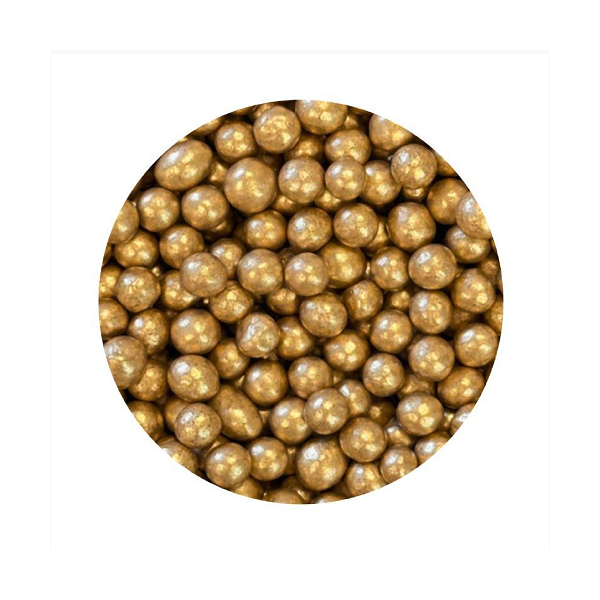 Szórható rizsgyöngyök arany 7mm 40g