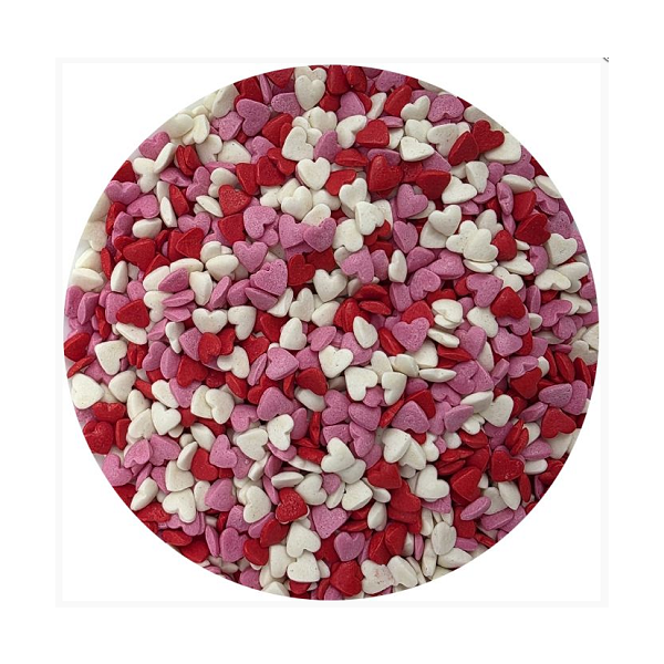 Streuselherzen-Mix, Mini, 5 mm, 30 g