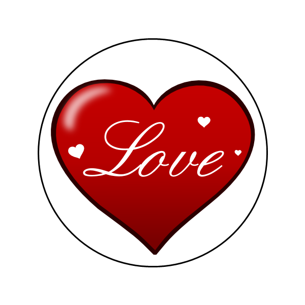 Szerelem szív ostya