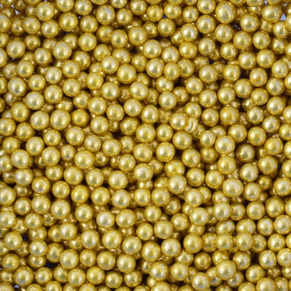 Szórógyöngyök arany 7 mm 50g