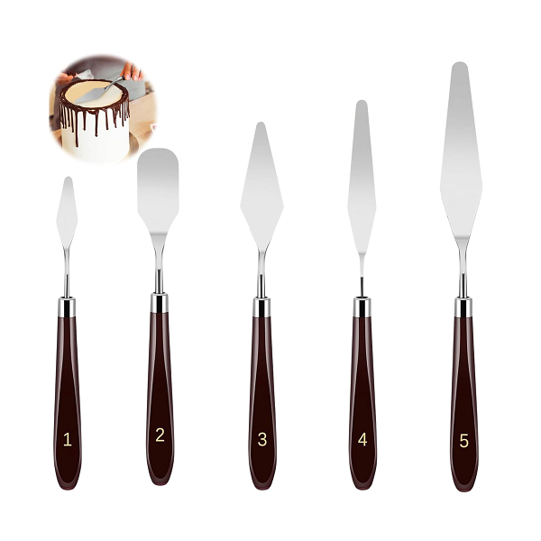 Szpatułki do kremu - zestaw 5 szt.