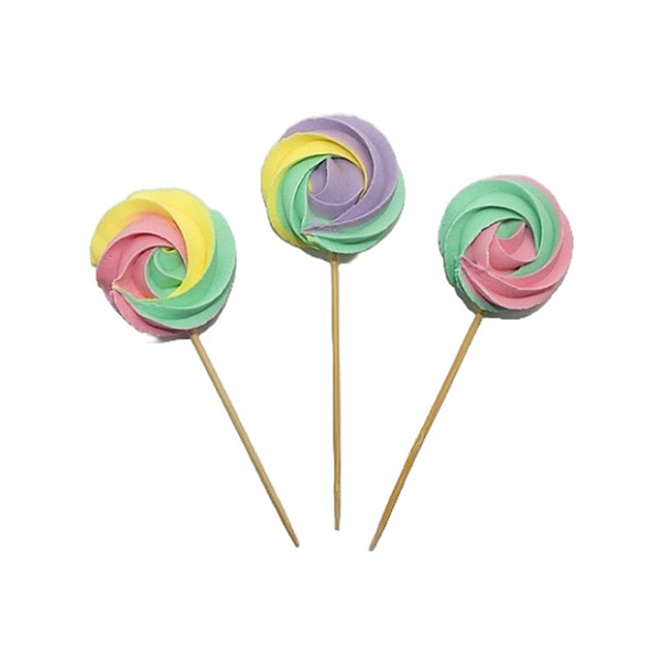 Zápich - kolorowa beza 3 szt.