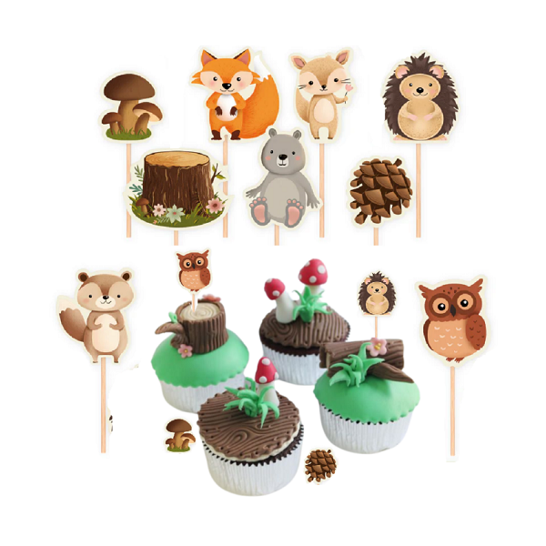 Zwierzęta leśne 9 szt.