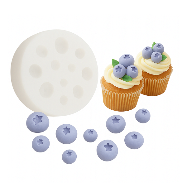 Forma silikón tvar čučoriedka