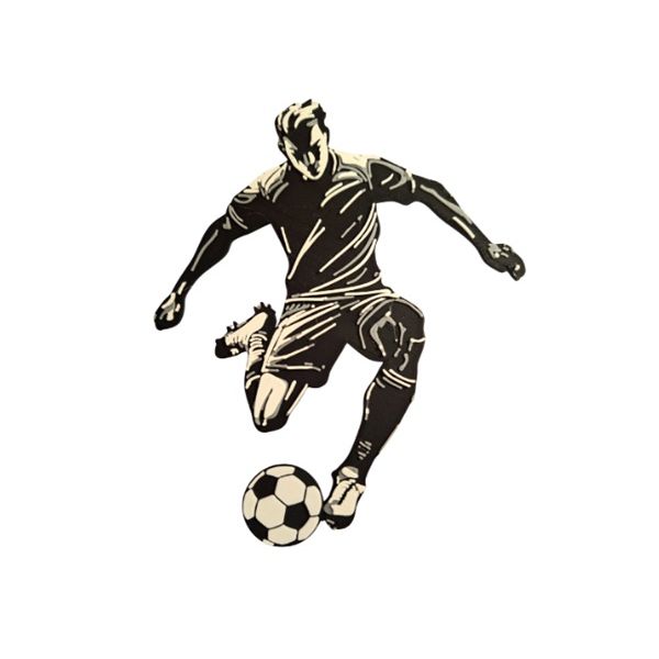 Zápich fotbalista plast