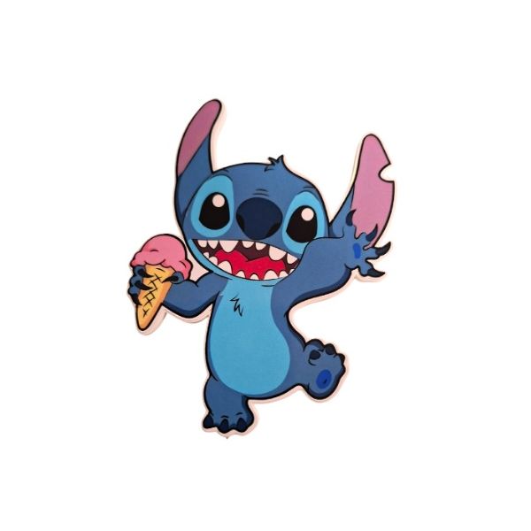 Stich with ice cream plastic