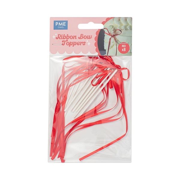 Piros masni szalag 8 db