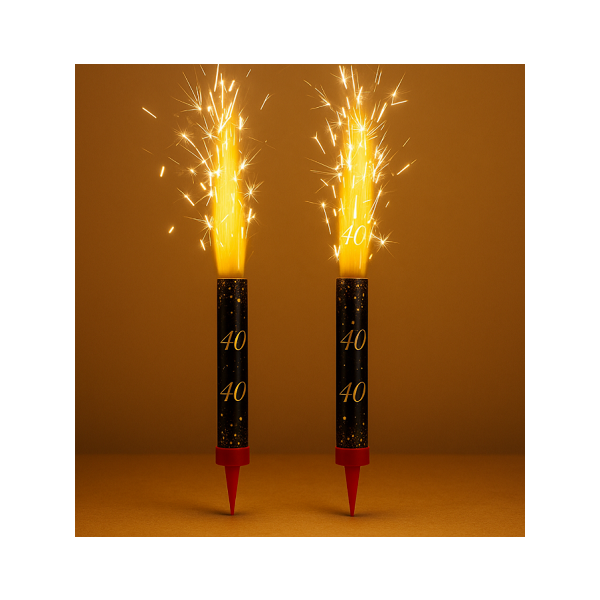 Fontána dortová černá č.k. 40 2 ks