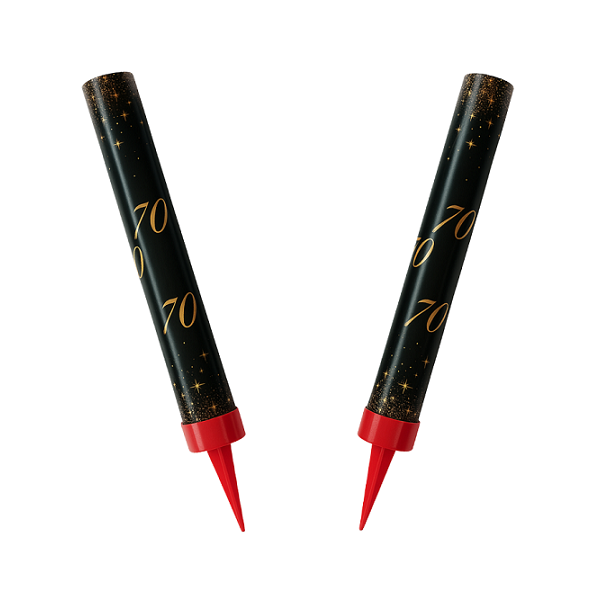 Fontána dortová černá č.k. 70 2 ks