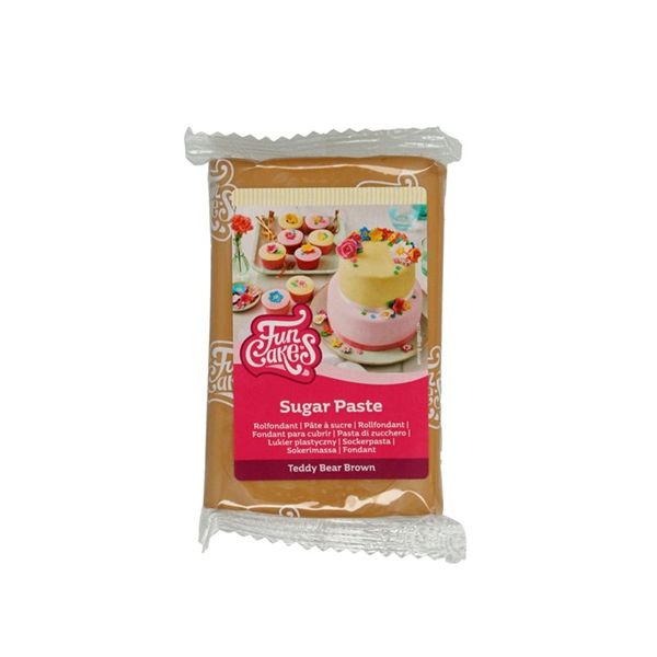 Pasta cukrowa Miś Teddy Brown 250g