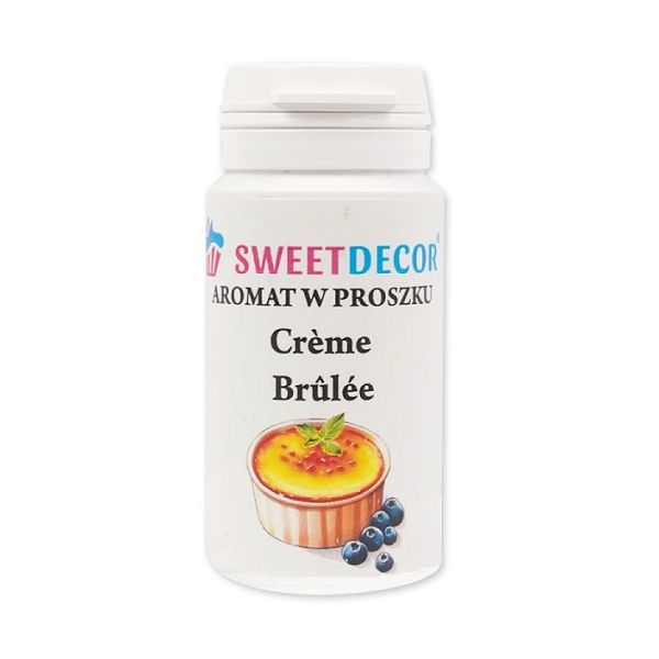 Por állagú aroma - crème brûlé 10g