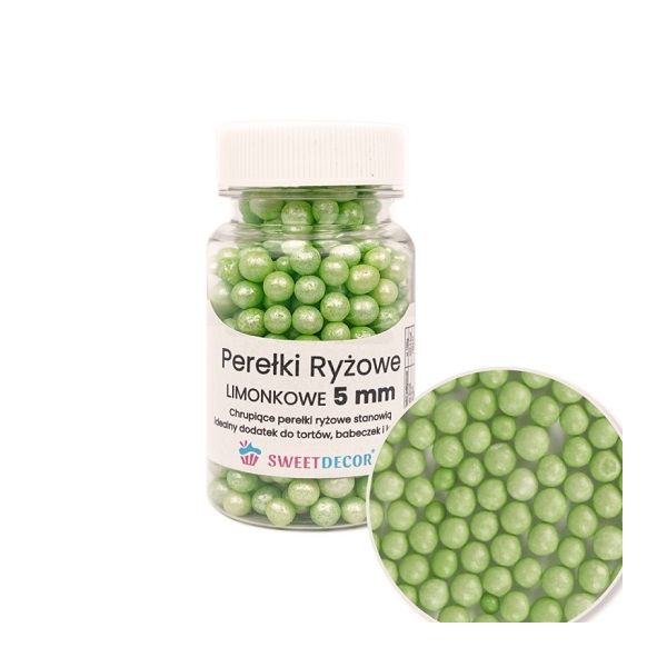 Zielone kulki ryżowe 5 mm 40 g