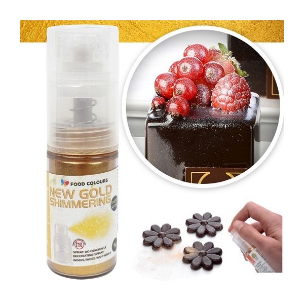 Gold-Sprühfarbe, neu, Gold schimmernd, 5 g