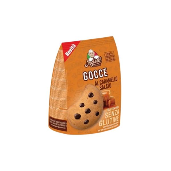 Gocce keksz sós karamellás és csokoládés, gluténmentes 200g