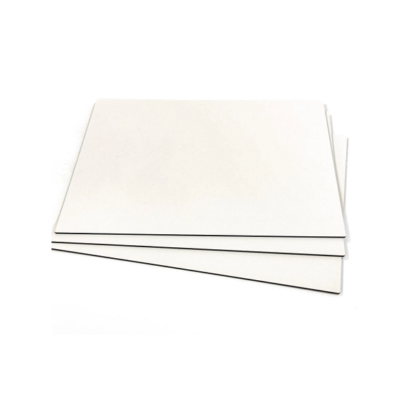 Podkładka drewniana, biała, 32x42 cm