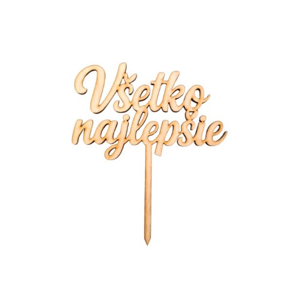 Zápich Všechno nejlepší dřevo (10)