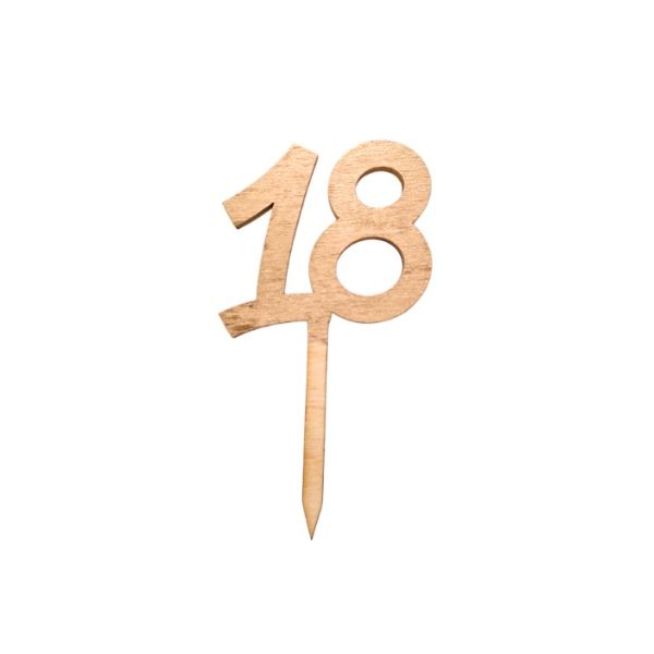 18-as számú horony vastag fa arany színben