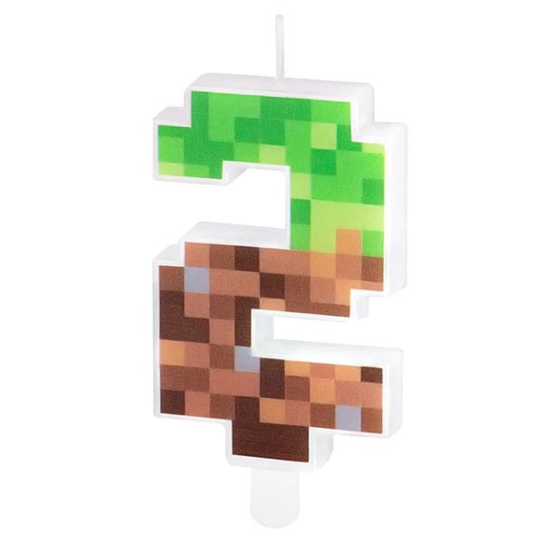 Sviečka Minecraft 0-9 Sviečka Minecraft č. 2