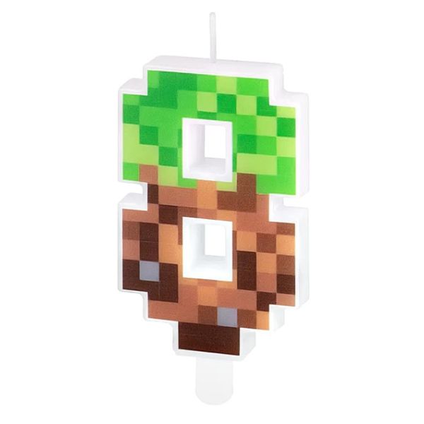 Sviečka Minecraft 0-9 Sviečka Minecraft č. 8