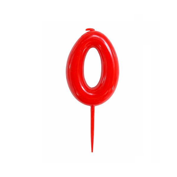 Sviečka červená č. 0 - 7 Sviečka červená č. 0