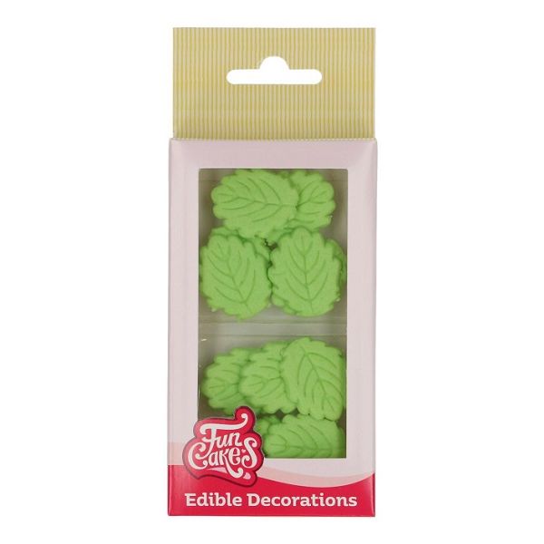 Lístky zelené cukrové sada 12 ks