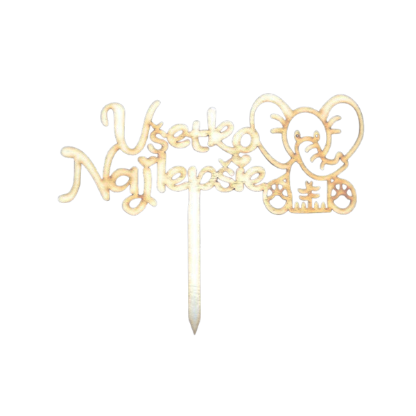 Boldog születésnapot elefántfával