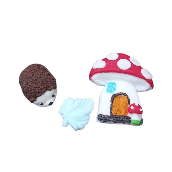 Cukordíszítés sündisznóval