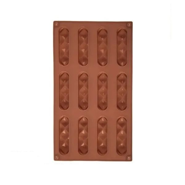 Forma na tyčinky so vzorom silikón 12 ks