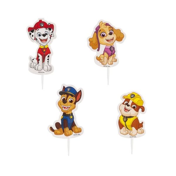 Sviečky Paw Patrol 4 ks