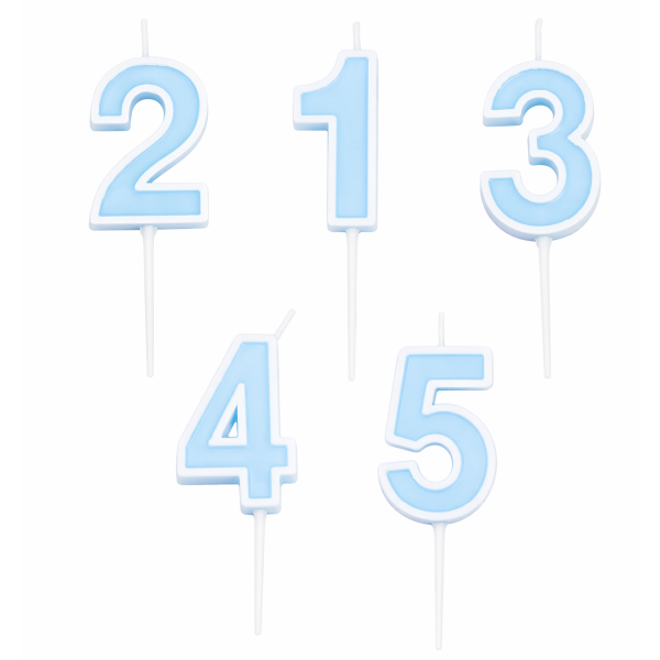 Sviečka modrá č. 1 - 5